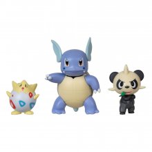 Pokémon Battle Figure Set Figure 3-Pack Togepi, Pancham, Wartort