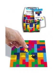 Tetris Hrnek & skládací puzzle Set Tetriminos