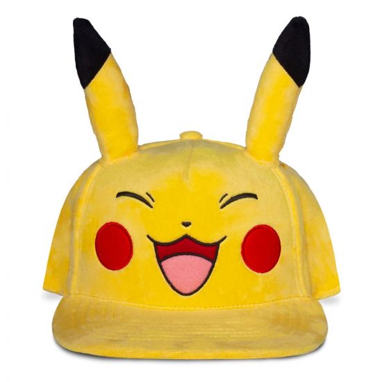 Pokemon Snapback kšiltovka Happy Pikachu - Kliknutím na obrázek zavřete
