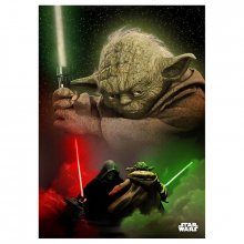 Star Wars metal poster Yoda 32 x 45 cm
