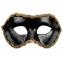 Karnevalová maska Colombina Colombina Nera