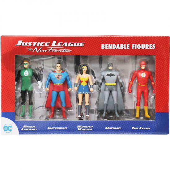 Justice League ohebné figurky 5-Pack 8 cm - Kliknutím na obrázek zavřete