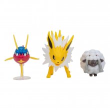 Pokémon Battle Figure Set Figure 3-Pack Wooloo, Carvanha, Jolteo