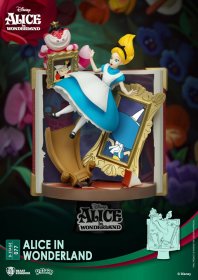 Disney Story Book Series D-Stage PVC Diorama Alice in Wonderland