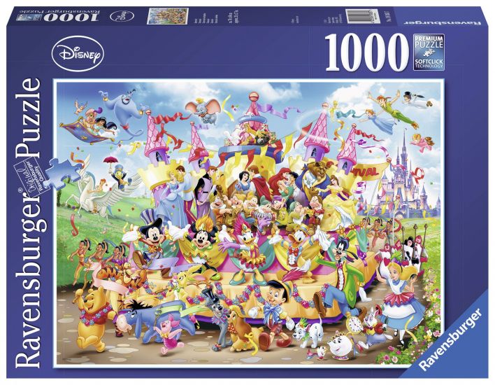 Disney skládací puzzle Disney Carnival (1000 pieces) - Kliknutím na obrázek zavřete
