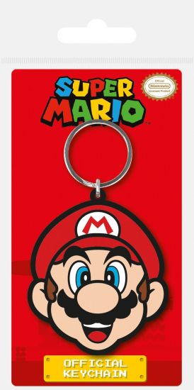 Super Mario gumový přívěsek na klíče Mario 6 cm - Kliknutím na obrázek zavřete