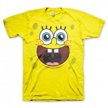 Pánské triko SpongeBob Face velikost M