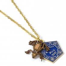 Harry Potter Pendant & náhrdelník Chocolate frog (gold plated)
