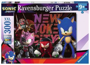 Sonic Prime Children's skládací puzzle XXL New York City (300 pi