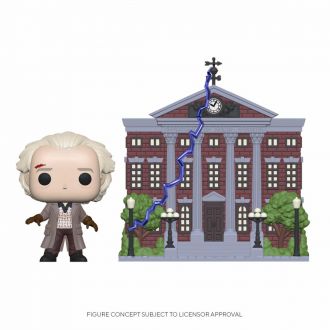Back to the Future POP! Town Vinylová Figurka Doc w/Clock Tower