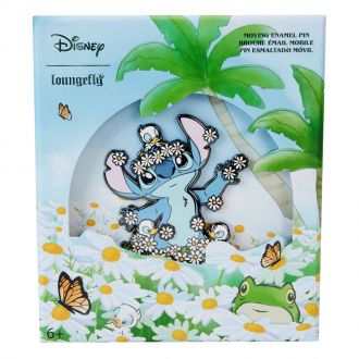 Disney by Loungefly Enamel 3" Pins Lilo and Stitch Springtime 3"