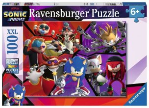 Sonic Prime Children's skládací puzzle XXL Sonic & Villains (100