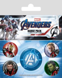Avengers: Endgame sada odznaků 5-Pack Quantum Realm Suits