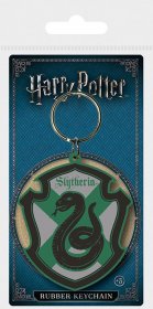 Harry Potter gumový přívěsek na klíče Zmijozel 6 cm