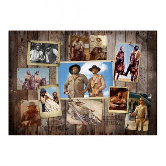 Bud Spencer & Terence Hill skládací puzzle Western Photo Wall (1