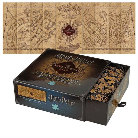 Harry Potter skládací puzzle The Marauder's Map Cover - Kliknutím na obrázek zavřete