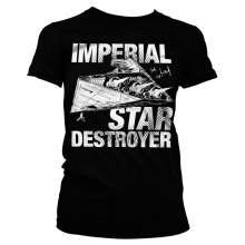 Dámské tričko černé Star Wars Imperial Star Destroyer