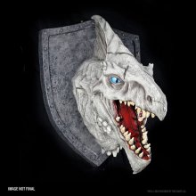 Dungeons & Dragons Replicas of the Realms 3D Wall Art White Drag