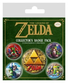 Legend of Zelda sada odznaků 5-Pack Classics