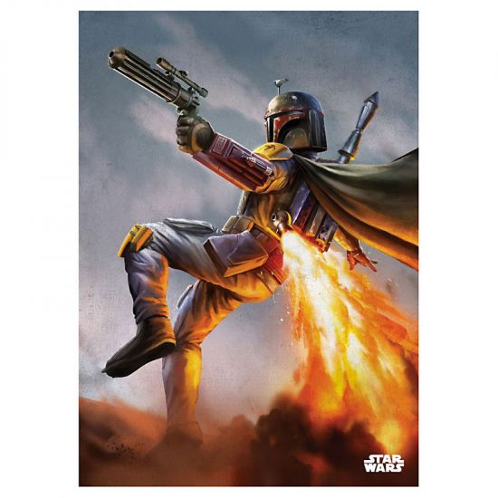 Star Wars kovový plakát Episode IV Boba Fett 32 x 45 cm - Kliknutím na obrázek zavřete