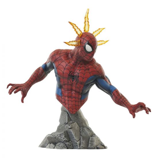 Marvel Comics Bust 1/7 Spider-Man 15 cm - Kliknutím na obrázek zavřete