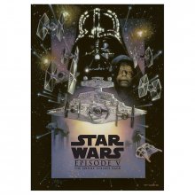 Star Wars kovový plakát The Empire Strikes Back 32 x 45 cm