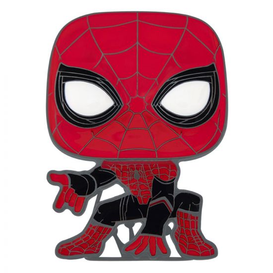 Marvel: Spider-Man POP! Enamel Pin Tom Holland 10 cm - Kliknutím na obrázek zavřete