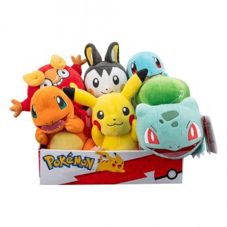 Pokémon Plush Figures Version A 20 cm prodej v sadě (6)