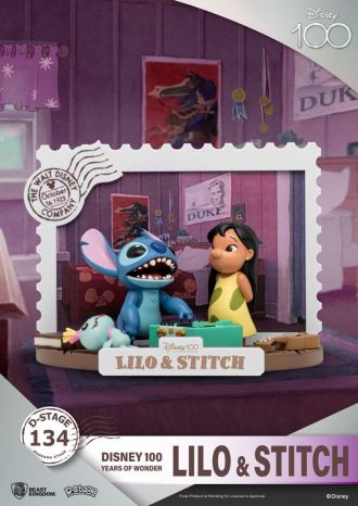 Disney 100 Years of Wonder D-Stage PVC Diorama Lilo & Stitch 10