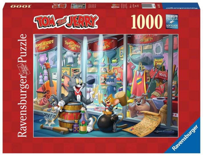Tom & Jerry skládací puzzle Hall of Fame (1000 pieces) - Kliknutím na obrázek zavřete
