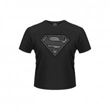 Superman tričko Vintage Silver Logo velikost S