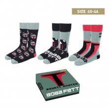 Star Wars ponožky 3-Pack Boba Fett 40-46