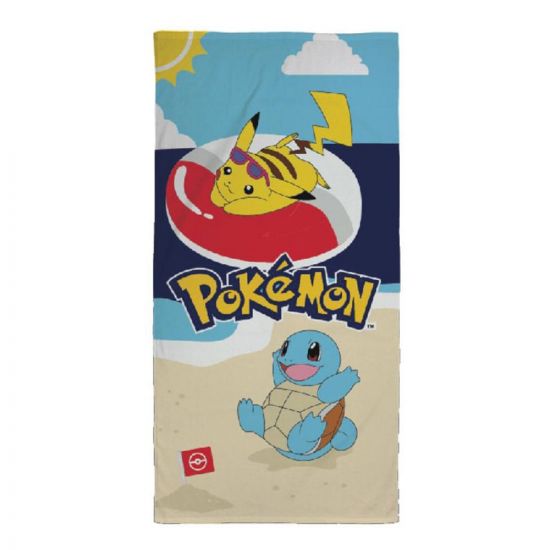 Pokemon ručník Pikachu, Schiggy 70 x 140 cm - Kliknutím na obrázek zavřete