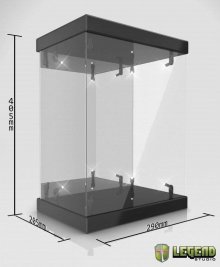 Master Light House Acrylic Display Case with Lighting for 1/6 Ac
