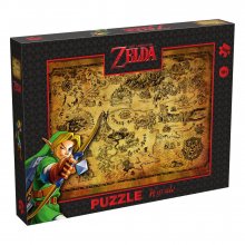 The Legend Of Zelda skládací puzzle Hyrule (1000 pieces)