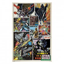 Star Wars plakát Retro Comic 61 x 91 cm