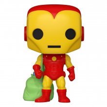 Marvel Holiday POP! Marvel Vinylová Figurka Iron Man w/Bag 9 cm