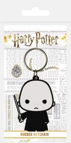 Harry Potter gumový přívěsek na klíče Chibi Voldemort 6 cm