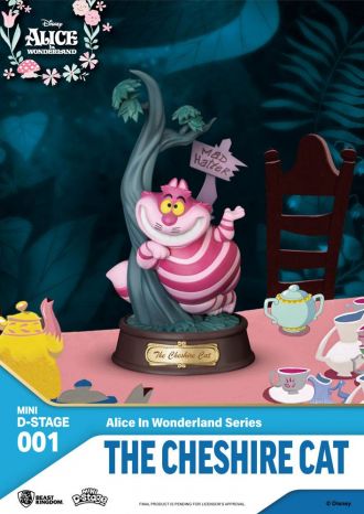 Alice in Wonderland Mini Diorama Stage PVC Socha The Cheshire C