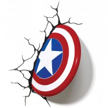 Marvel 3D LED osvětlení Captain America Shield