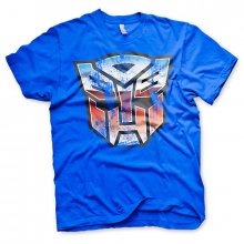 Transformers pánské tričko Autobot Distressed Shield Navy