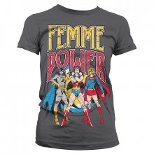 Dámské tričko DC Comics Femme Power Grey