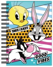 Looney Tunes Wiro poznámkový blok A5 Good Vibes
