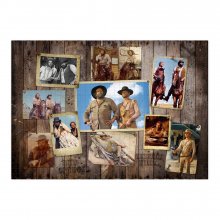 Bud Spencer & Terence Hill skládací puzzle Western Photo Wall (1