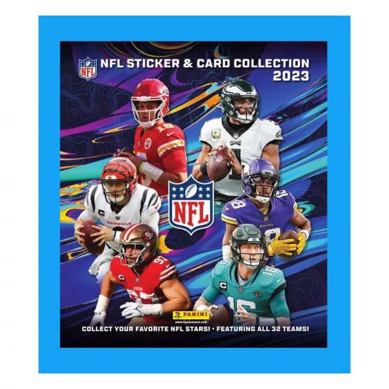 NFL Sticker & Card Collection 2023 Display (50) - Kliknutím na obrázek zavřete
