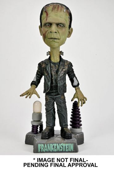 Universal Monsters Head Knocker Bobble-Head Frankenstein's Monst - Kliknutím na obrázek zavřete