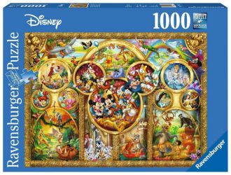 Disney skládací puzzle Best Disney Themes (1000 pieces)