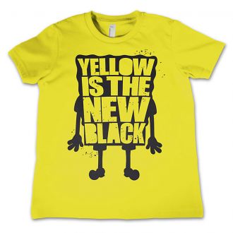 Yellow Is The New Black Kids T-Shirt (Yellow)