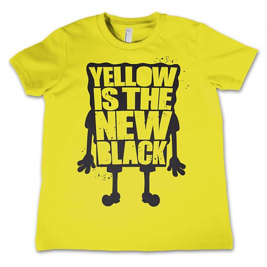 SpongeBob dětské triko Yellow Is The New Black - Kliknutím na obrázek zavřete