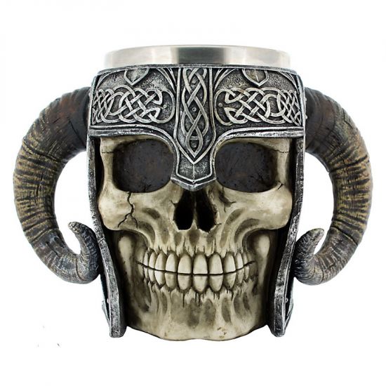 Pivní korbel Viking Skull - Kliknutím na obrázek zavřete